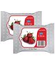 GINNI Cleansing and Makeup Remover Face Wipes with Strawberry Extract - 30 Wipes per Pack (Pack of 2)