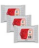GINNI Cleansing and Makeup Remover Face Wipes with Rose Extract - 30 Wipes per Pack (Pack of 3)