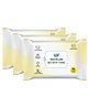 GINNI Healthcare Bed Bath Towel Wet Wipes For Adults, Patients & Refreshing Sponge Bath - 10 Pulls per Pack (Pack of 3)