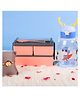 Paper Moon Lunch Break Double Decker Bento Lunch Box with Deer Glass Water Bottle Rakhi Gift Set Combo with a Raksha Bandhan card and roli chawal - Multicolor