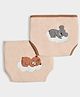 Mi Arcus Printed Adjustable Reuseable and Washable Cloth Diaper Cover 3-6 M Pack of 2 Peach