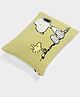 Mi Arcus Baby Pillow with Cover  Super Soft Fabric, Peanuts Snoopy Patch Work & Print on Both SIde , Green  Suitable for Ages 18 Months to 6 Years.