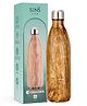 SENS Hydra Curve Stainless Steel Water Bottle Caramel Elegance - 1000 ml