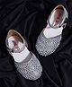 Mine Sole Pearl Embellished  Sandals - Silver