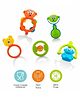 Sunny Blossom Baby Rattle Set Pack of 5 - Color & Shape May Vary