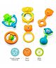 Sunny Cutie Baby Rattle Set of 6 -  Multicolor