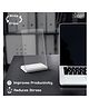 3 Lines Clear Canvas Acrylic Writing Pad, iPad and Phone Holder