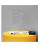 3 Lines Acrylic Board for Desk Best Planner and Organizer