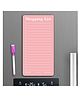 3 Lines Grocery Shopping List Fridge Magnet with Marker