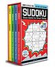 Sudoku - Brain Games For Smart Minds Box Set Of 4 Books : Brain Booster Puzzles for Kids, 480 + Fun Games. Combo of Easy, Hard, Killer, Complex Levels.