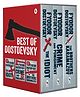 The Best of Dostoevsky Boxed Set (Crime and Punishment, The Idiot, The Brothers Karamazov), Fiction, Pack of-3,English