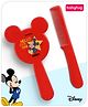 Babyhug Disney Mickey Mouse Easy Grip Hair Brush & Comb - Red