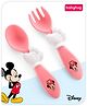 Babyhug Disney Minnie Mouse Printed Fork & Spoon - Pink