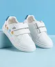 Babyoye Casual Shoes with Velcro Closure - White & Blue
