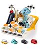 Yamama Explore Space Adventure Car Track Toys for Kids with Parking Lot-Playsets Simulating Car Toys for Kids - Multicolor