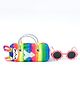 Babyhug Sunglasses with Unicorn Themed Case Free Size - Multicolor