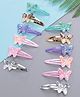 Pine Kids Butterfly Snap Clips Set of 12 - Multicolor