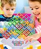 Akn Toys Swinging Tower Montessori Toys This is a Great Idea for Young Children to Learn Balance, Colors, and Shapes. if Your Kids Discover the Skills, They Can Easily Dig Into Various Gameplays- 32 Block (Color May Vary )
