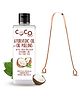 Coco Crush Ayurvedic Coconut & Tea Tree Oil for Oil Pulling, 50ml With Copper Teeth Cleaner, 1pc