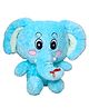 TOYTALES Big Ear Elephant Soft Toy Blue - Height 42 cm