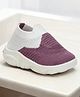 Lil Lollipop Colour Blocked Slip On Musical Shoes - Purple