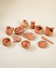 Vanchai Terracotta Miniature Kitchen Set