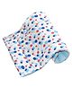 Vparents Preemiee New Born Baby Godadi Soft Cotton Baby godi Godari|Baby Bed|Crib Sheet|bedding set Blue