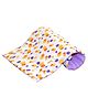 Vparents Preemiee New Born Baby Godadi Soft Cotton Baby godi Godari|Baby Bed|Crib Sheet|bedding set Orange