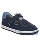 TUSKEY Cut Out Detailed Velcro Closure Shoes - Navy Blue