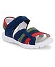 TUSKEY Colour Blocked Sandals - Blue