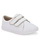 TUSKEY Foil Detailed Double Velcro Closure Shoes - White