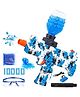 Toysire Gel Blaster Gun Automatic Rechargeable Battery High Speed Range up to 15 Metres Including 10000 Gel Balls & Goggles Outdoor Game Toy