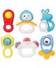 Toysire Baby Rattles set 6 Pcs 0-6 Months BPA Free Soft Rattling Sound Fun Colours New Born Baby Toy Gift Set For Baby Kids(Multicolor)