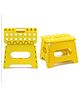 Cozy Vibes Easy Carry Multipurpose Folding Small Square Stool Plastic Step Stool - Pack of 1 - Color May Vary
