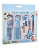 BitFeex Portable Baby Care Grooming Kit Pack of 6 Clean Perfect Nursery Gift For Kids-Blue