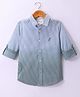 Under Fourteen Only Full Sleeves Striped Shirts - Green