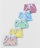 Tinycare Cloth Baby Nappy Medium Multicolor - Pack of 5