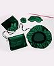 Tipy Tipy Tap 5 Pcs Satin Night Care Gift Box For Girls With Rakhi - Green