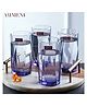 The Artment Amethyst Noir Glasses - Tall | Drinking Glasses (Pack of 4)