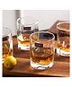 The Artment Amethyst Noir Glasses - Regular White | Drinking Glasses (Pack of 4)