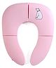 Polar Bear Print Foldable Potty Seat - Pink