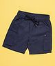 PURPLE UNITED KIDS Pocket Detailed Solid Shorts - Blue