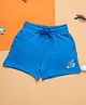 PURPLE UNITED KIDS Terry Butterfly Embroidered  Shorts - Navy Blue