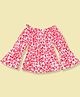 PURPLE UNITED KIDS Full Sleeves Floral Printed Top -Pink & White