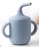 Kicks & Crawl Silicone Cup with Straw-Powder - Blue