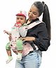 Motherly 6-in-1 Baby Carrier with Detachable Hip Seat Light Pink Doll | Adjustable Hands-Free Carrier for 0 to 3 Year Baby | Infant & Toddler Carrier with Head Shield & Buckle Straps