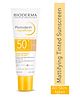 Bioderma SPF 50+ Tinted Sunscreen - Photoderm Aquafluide Claire Sunscreen Active Sun Defence - 40ml