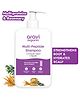 Aravi Organic Multi Peptide Hairfall Shampoo - Acetyl Tripeptide 3, Oligopeptide & Rosemary - 200ml