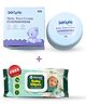 Docura , Face cream + Free wipes 72 Packs, Face Cream100 g + Free Baby Wipes | Balanced pH(1 Baby Face Cream and 1 Baby wipes)