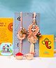 CraftVatika Rakhi Gift for Brother Bhaiya Bhabhi Couple Pair Rakhi Rakshabandhan Rakhi for Brother Bhabhi with Magnet Fridge Gift Pink